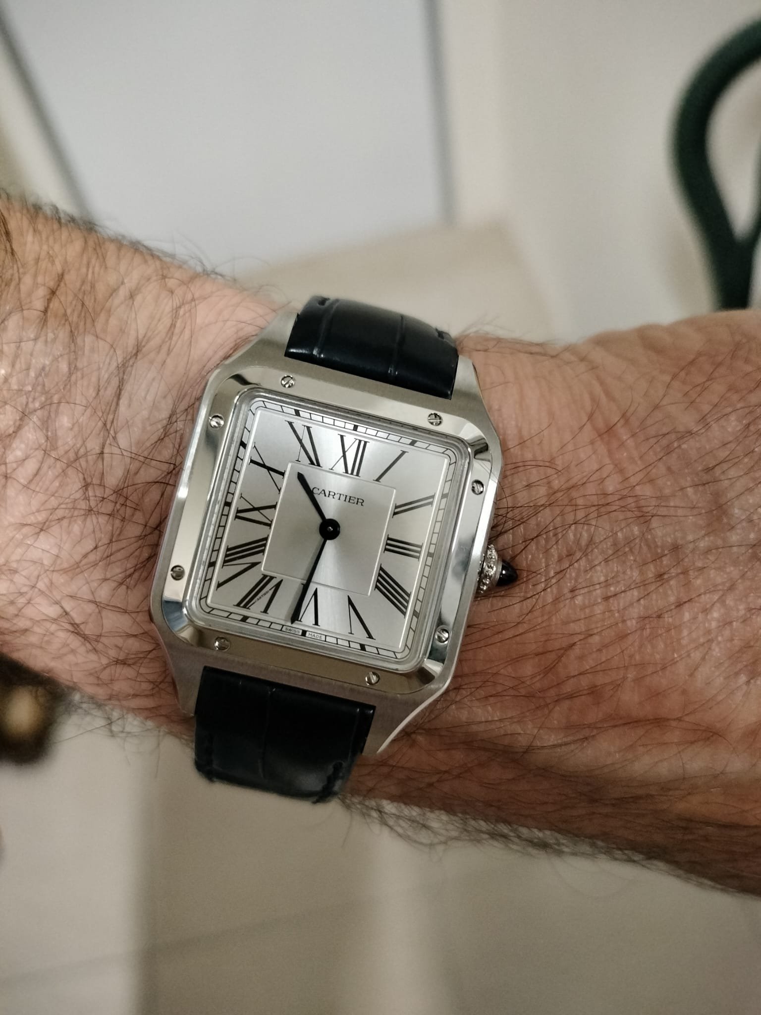 Cartier Santos-Dumont ref. 4240 front view