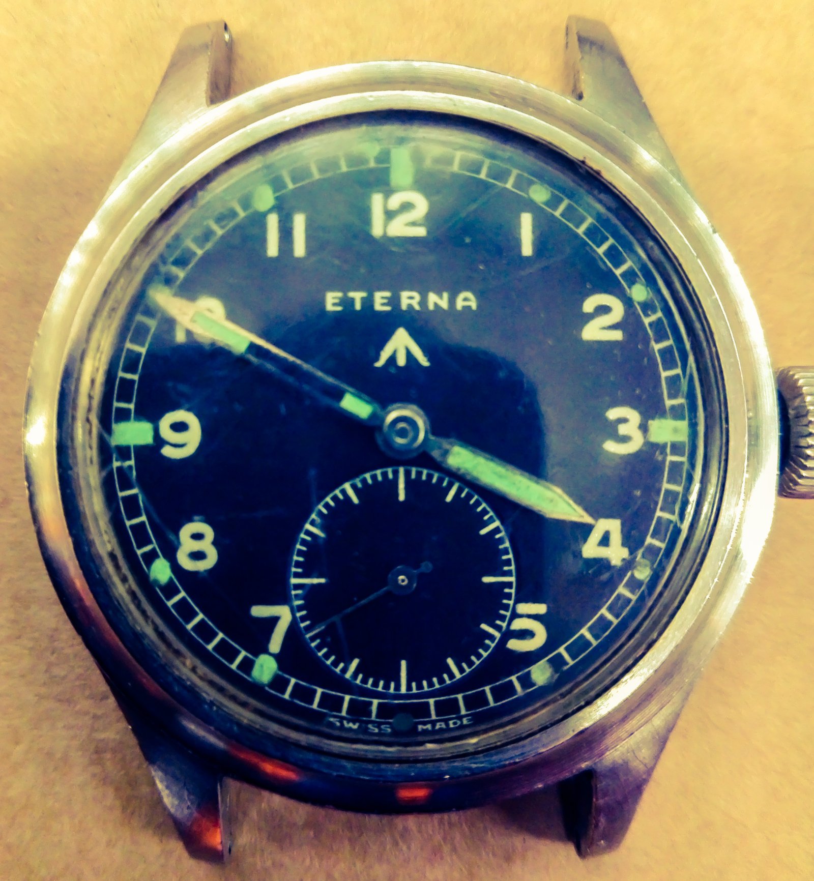 Eterna watch dial close-up
