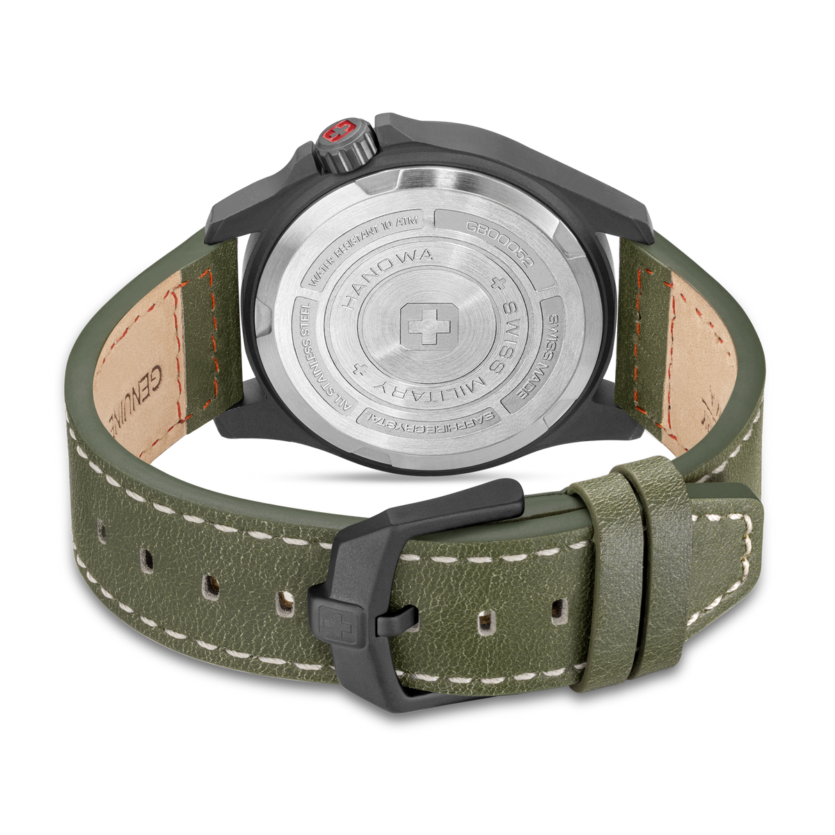 Swiss Military Hanowa Fieldmaster Tritium on leather strap (official photo)