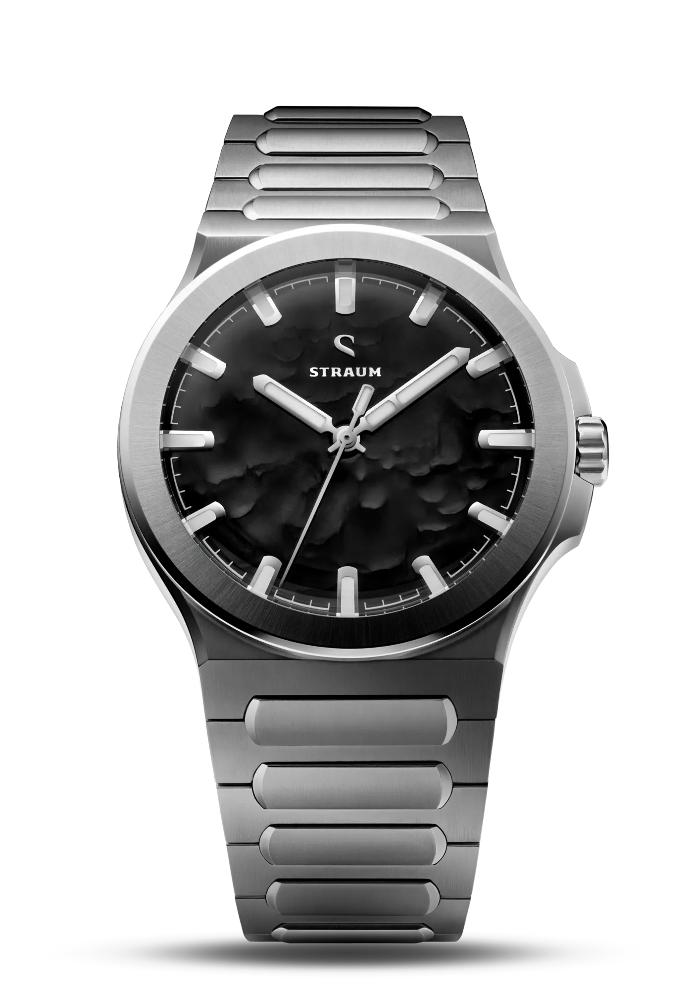 Straum Jan Mayen Black Sand field-explorer watch (dial view)