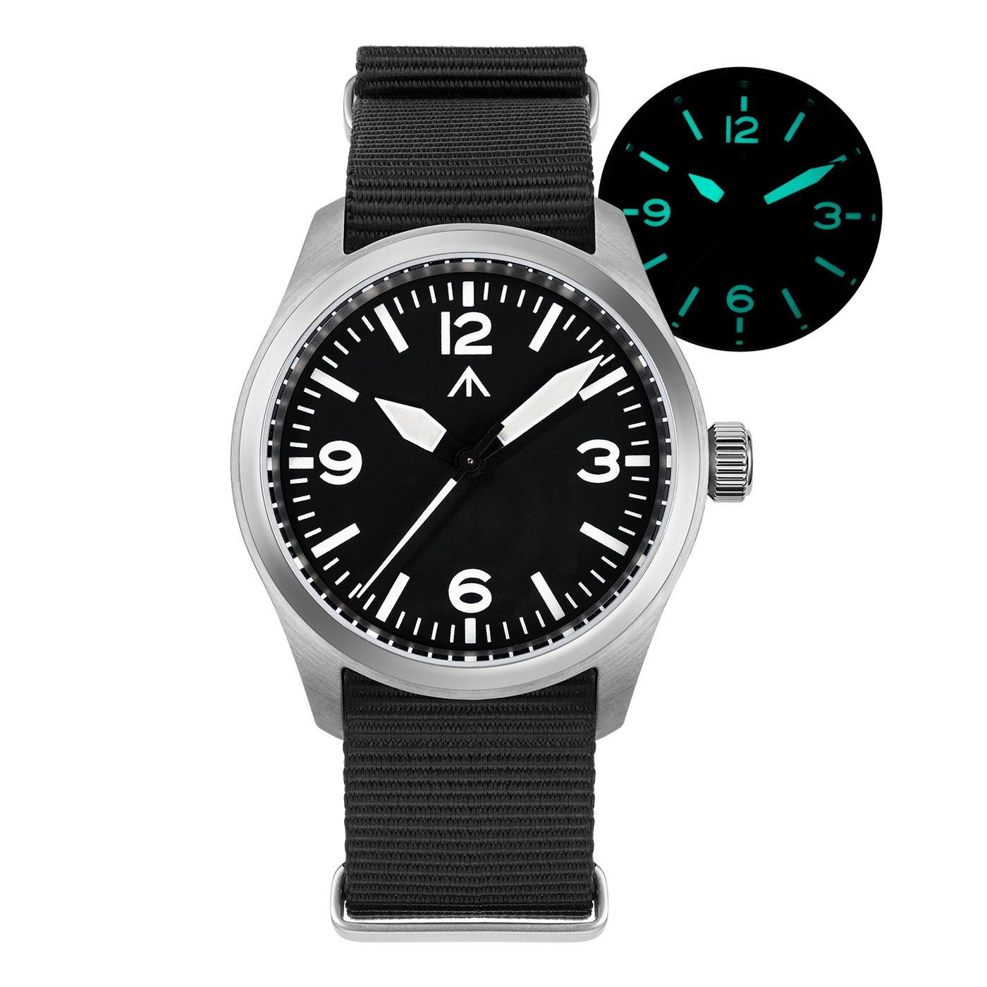 Militado ML08 field watch on nylon strap (369 dial)