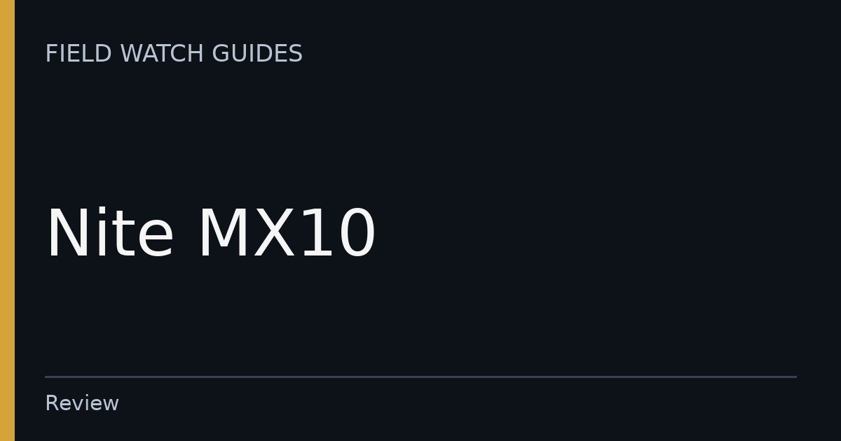 Nite MX10