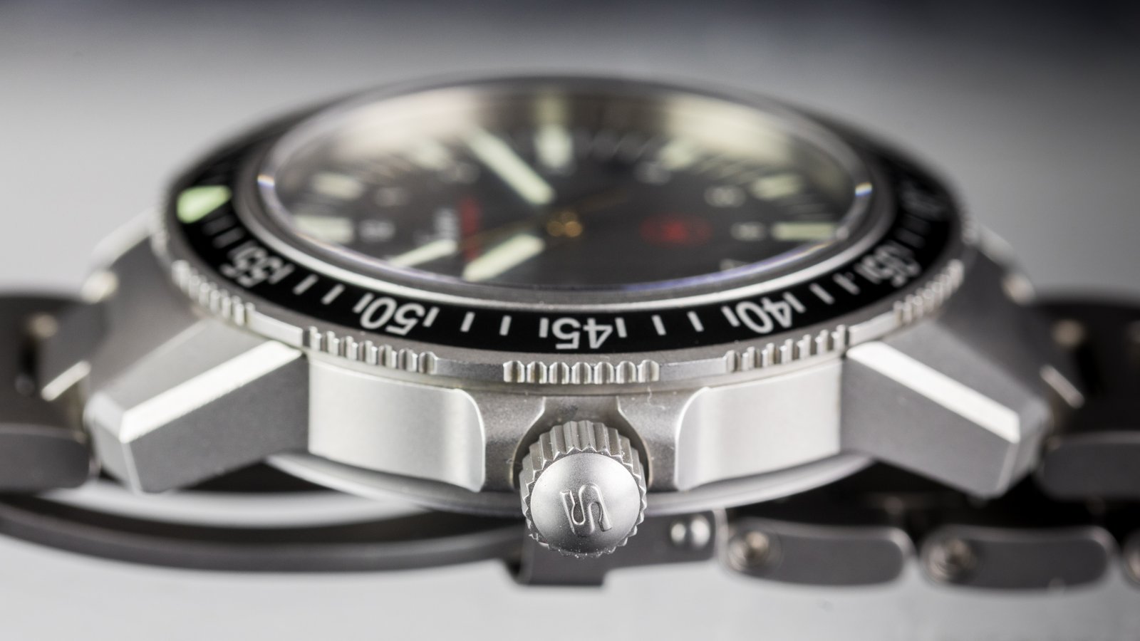 Sinn EZM3 tool watch — dial close-up